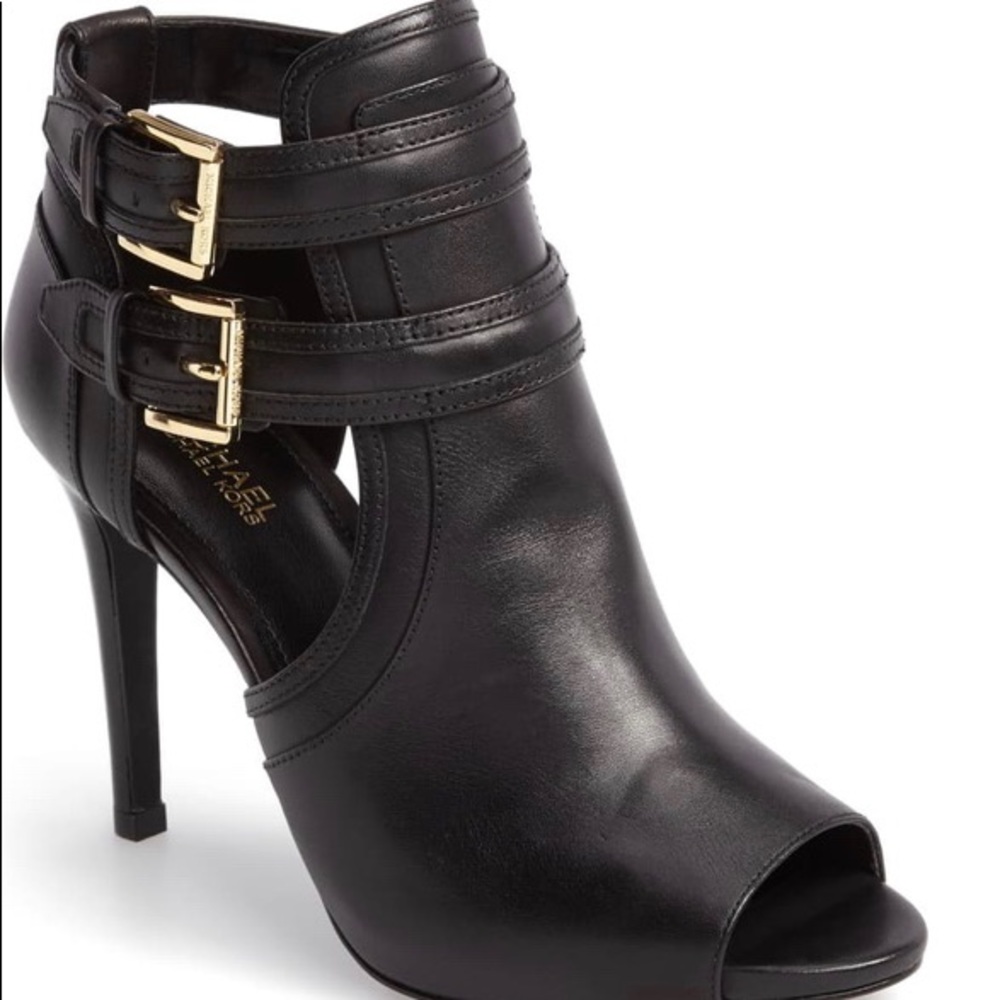 Michael Kors double buckle booties